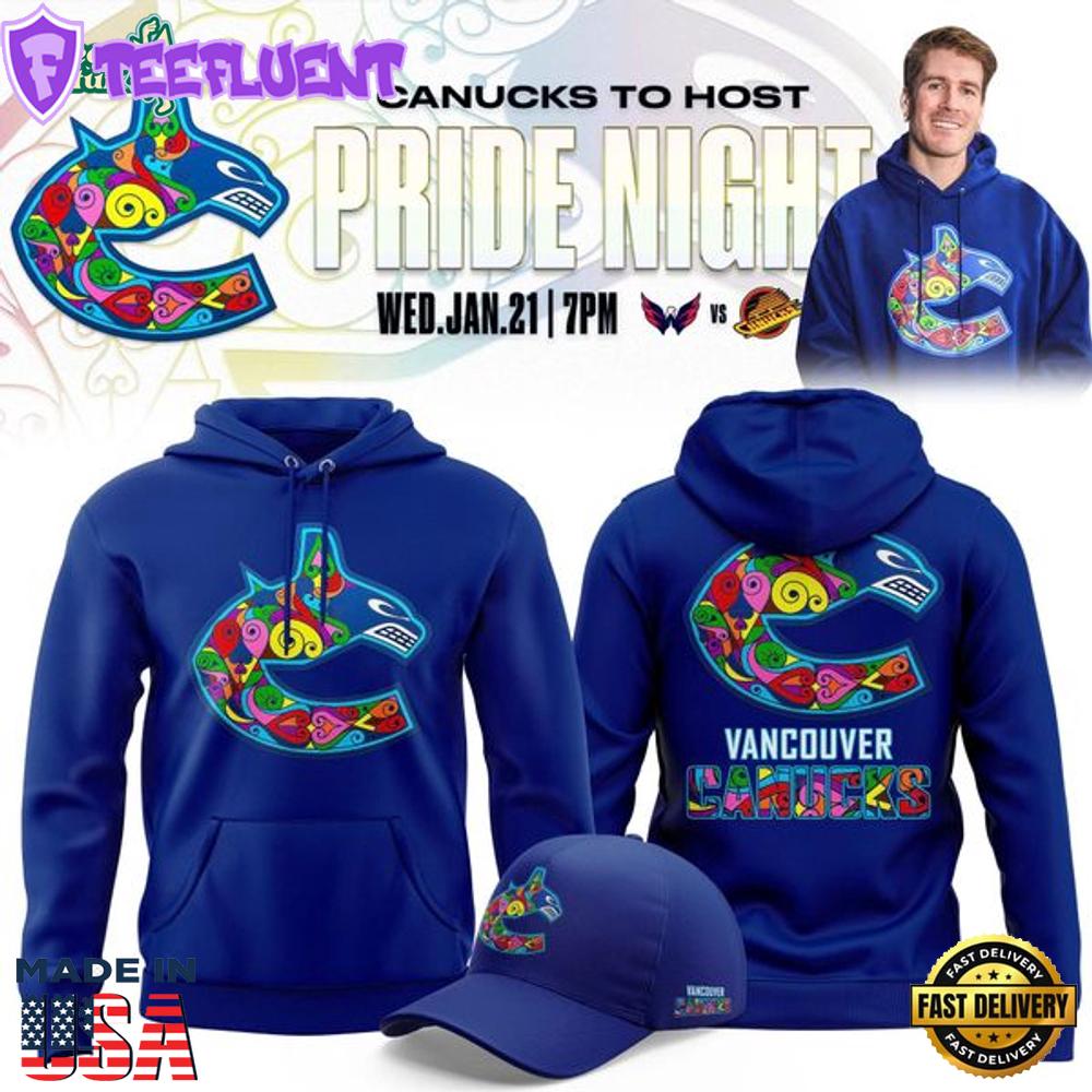 Vancouver Canucks x Pride Night 2026 Hoodie