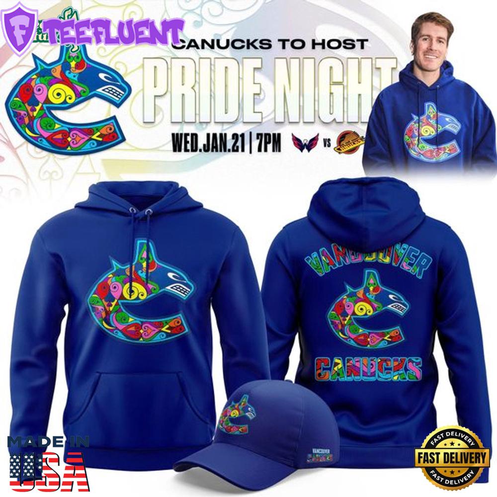 Vancouver Canucks x Pride Night 2026 Special Hoodie