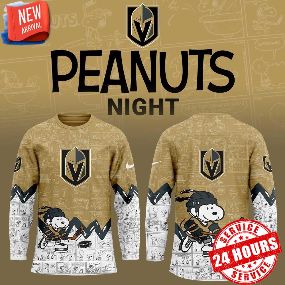 Vegas Golden Knights 2025 Anniversary of Peanuts Jersey
