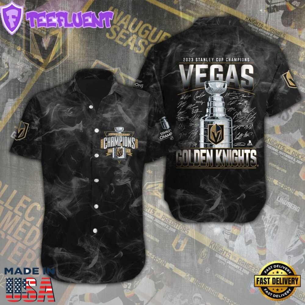 Vegas Golden Knights Short Sleeve Dress Shirt Summer 2025