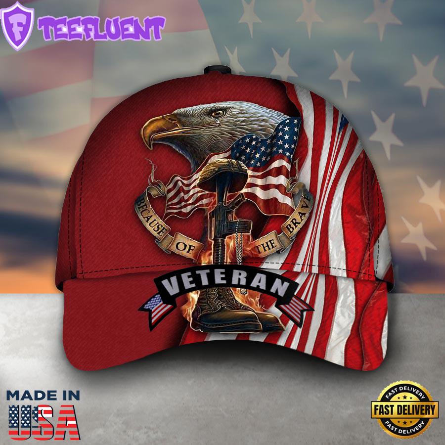 Veteran Because Of The Brave Classic Cap