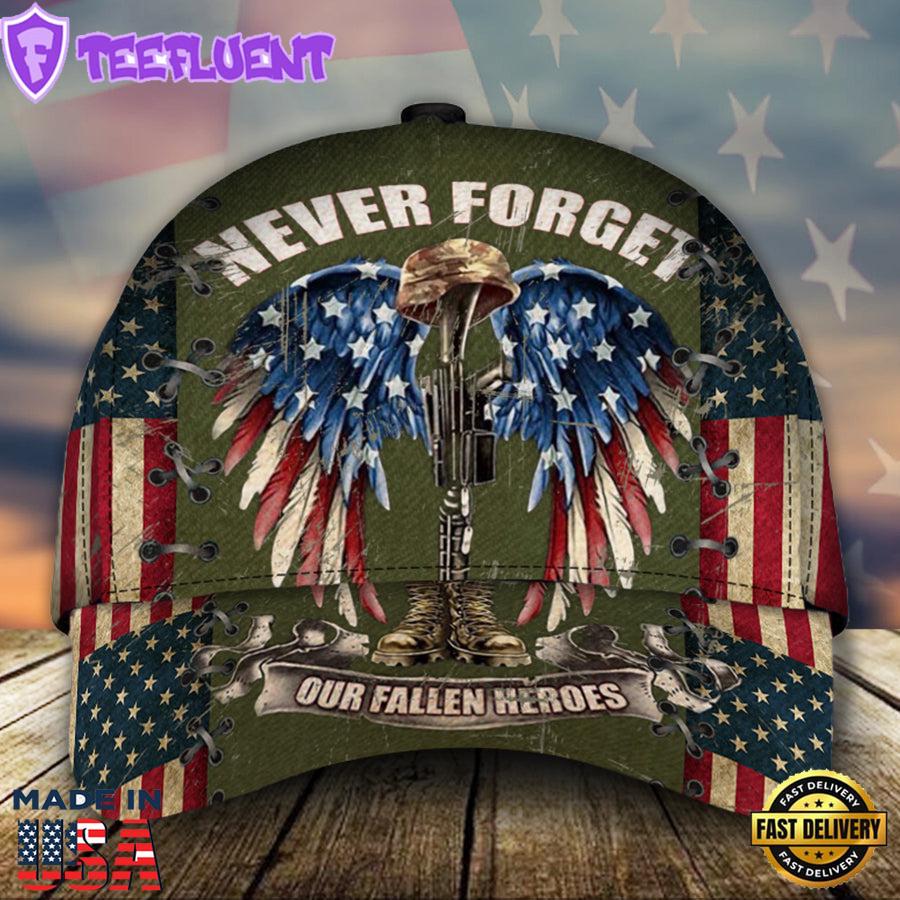 Veteran Forget Ourr Fallen Heroes Classic Cap