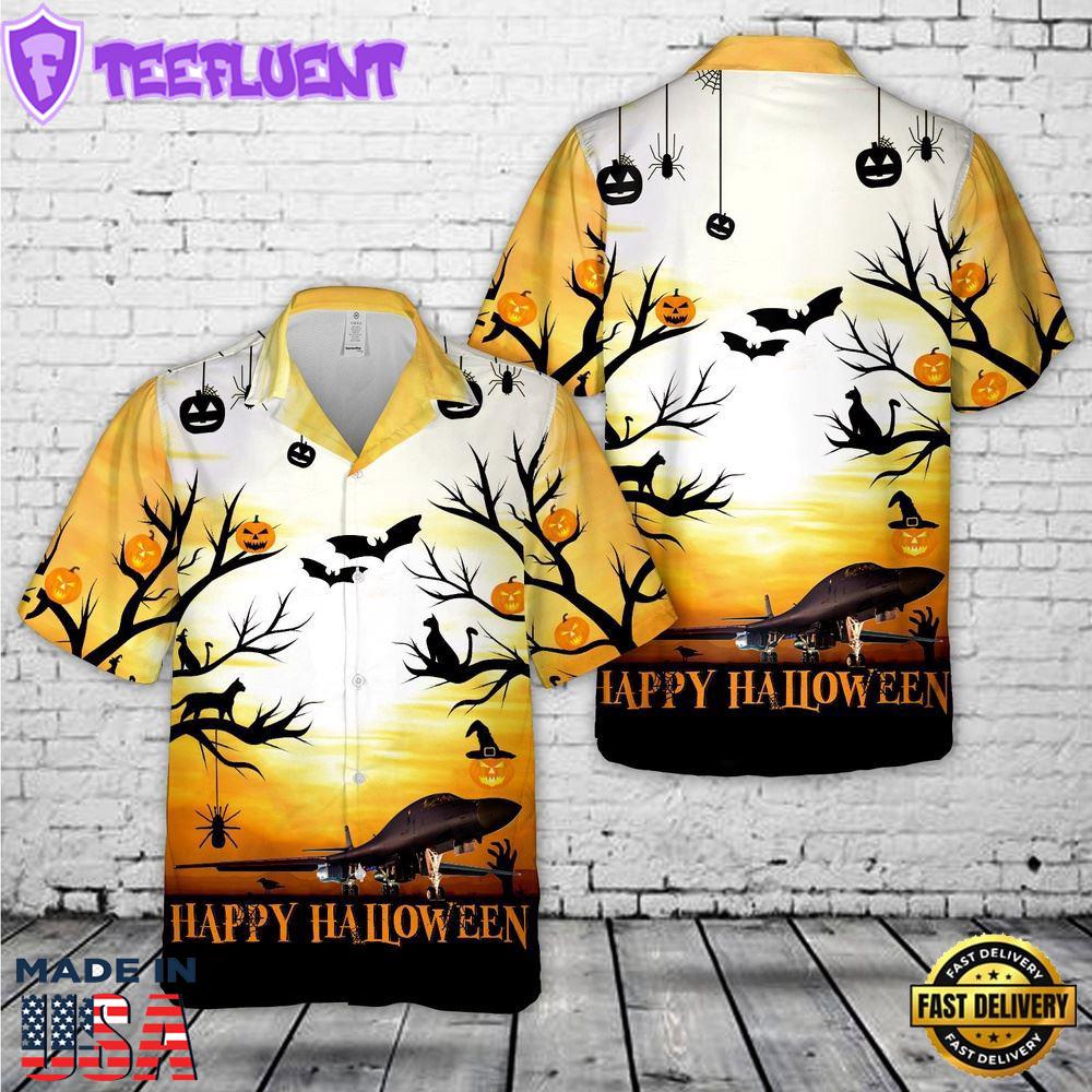 Veteran Halloween, Us Air Force 357th Fighter Squadron A-10c Warthog Happy Halloween Hawaiian Shirt