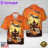 Veteran Halloween, Us Marine Fighter Attack Squadron 323 (Vmfa-323) Death Rattlers Fa-18c Hornet Halloween Hawaiian Shirt