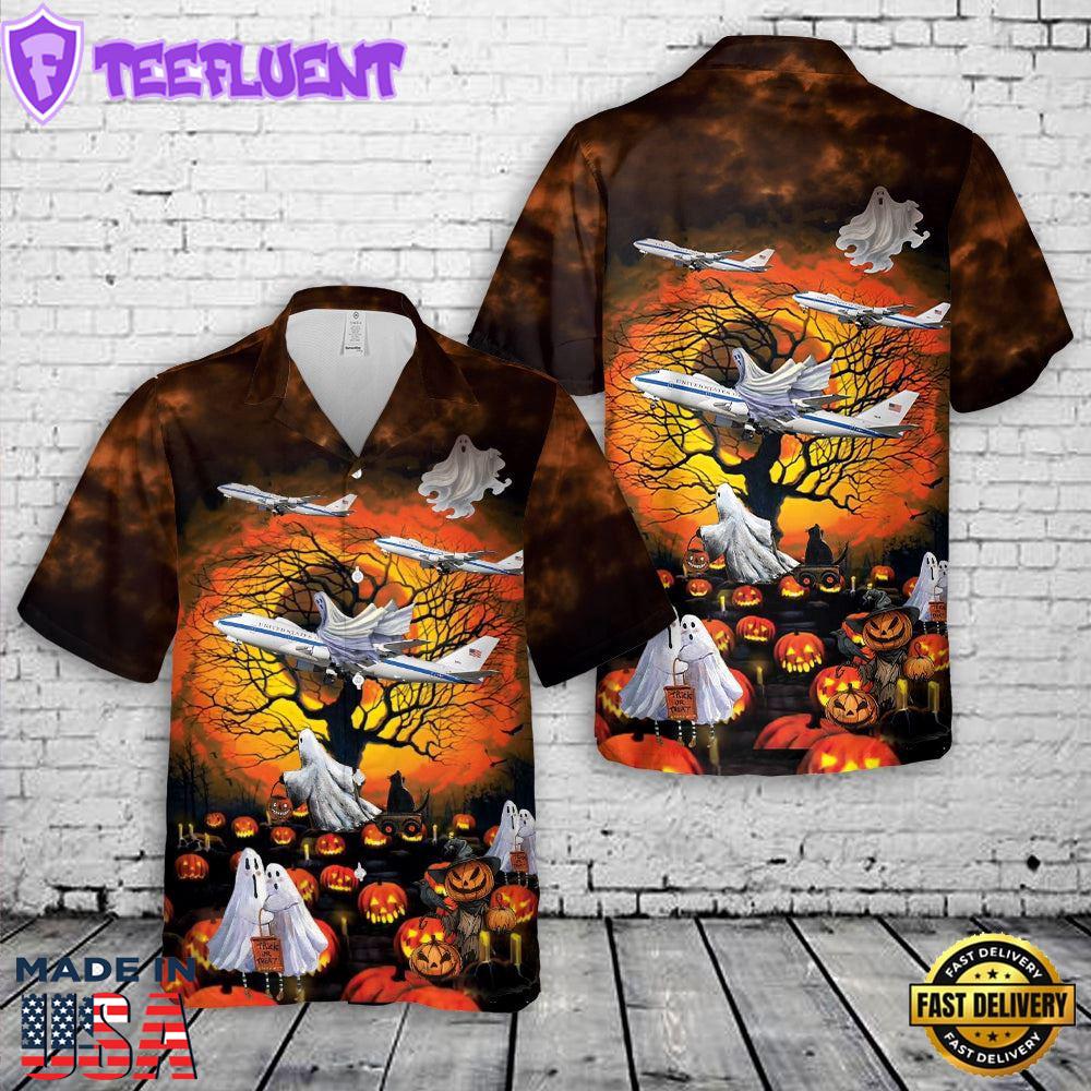 Veteran Halloween, Usaf Nightwatch Doomsday Halloween Hawaiian Shirt