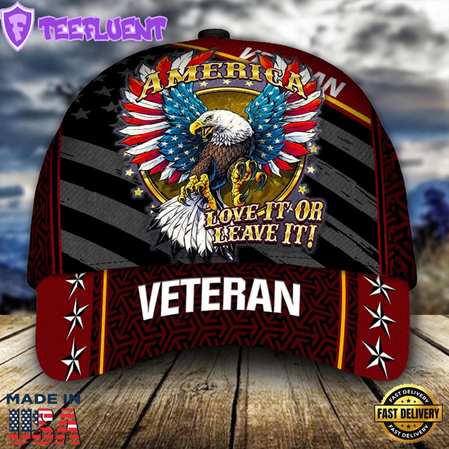Veteran Love It Or Leave It Classic Cap