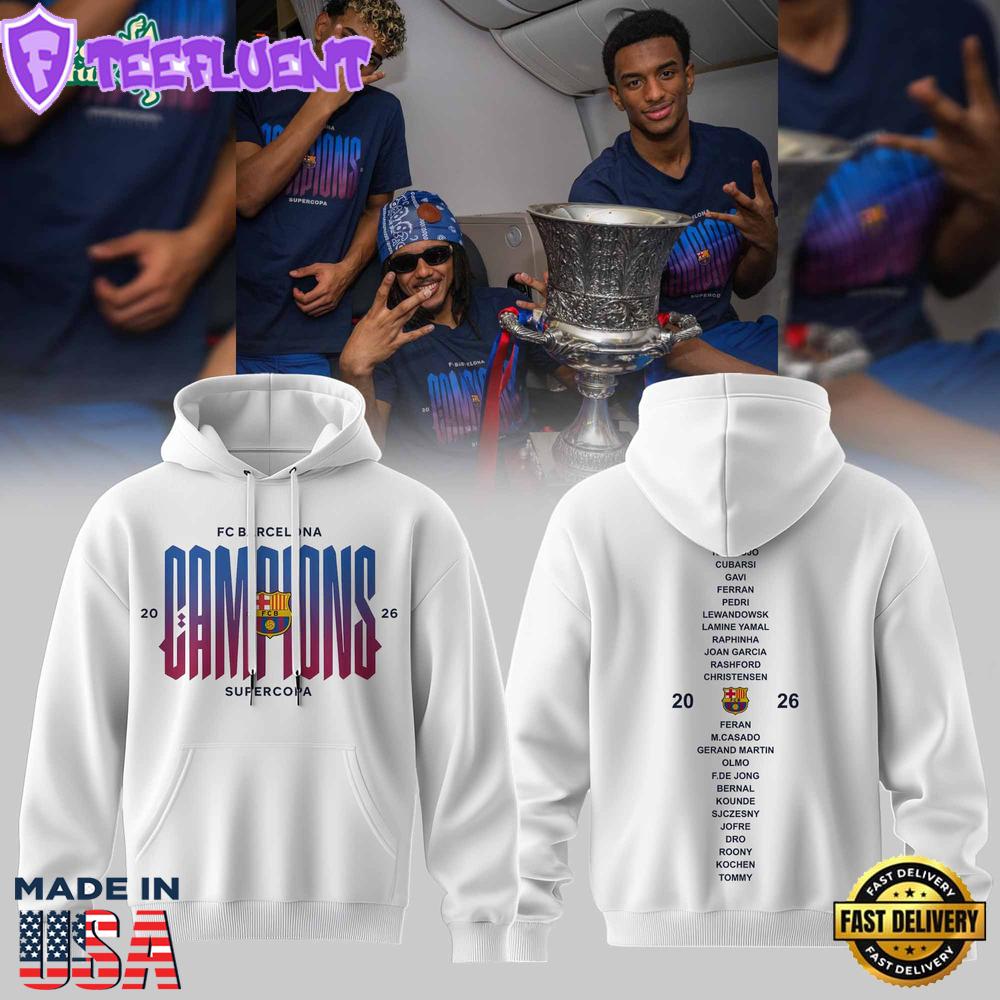 Victory Hoodie Winners Supercup FC Barcelona