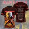 Vintage Iron Maiden Band Shirt 3D
