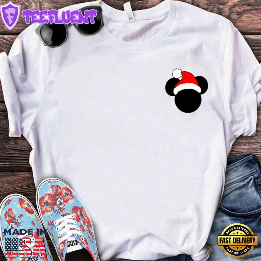 Vintage Mickey Santa Ears Shirt,Disney Mickey Christmas Gift