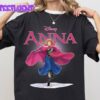 Vintage Princess Anna Frozen Shirt Disney Princess Kids T-Shirt Frozen Character Apparel