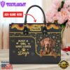 Vizsla Dog Just A Girl Who Loves Dogs Leather Handbag