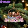 Vizsla Dogs In The Basket Ornament, Gift For Christmas
