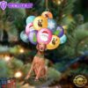 Vizsla With Balloons Christmas Ornament, Gift For Christmas
