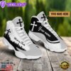 Walk By Faith Customized Jd13 Black White Shoes For The Devout Heart