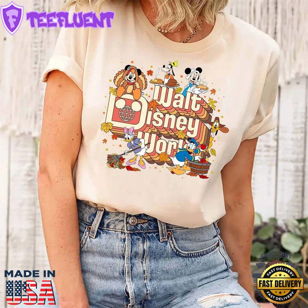 Walt Disney World Fall Shirts Vintage Mickey And Friends