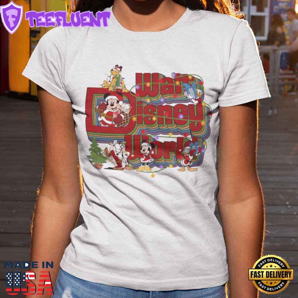 Walt Disney World Mickey and Friends Christmas T-shirt Disney