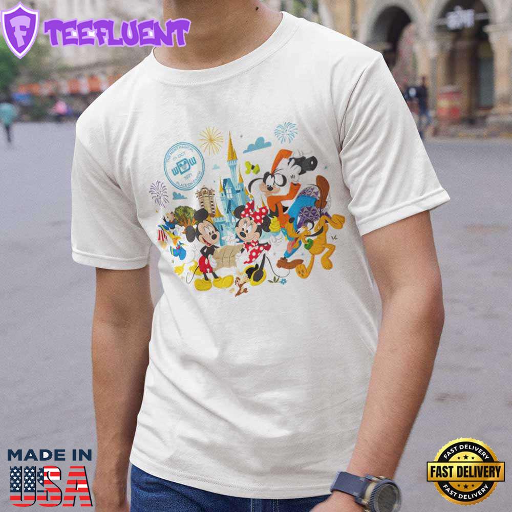 Walt World 50th Anniversary Mickey and Friends T-Shirt Disney
