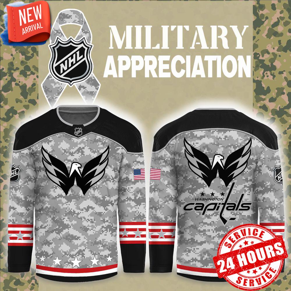 Washington Capitals 2024 Military Appreciation Month Hockey Jersey