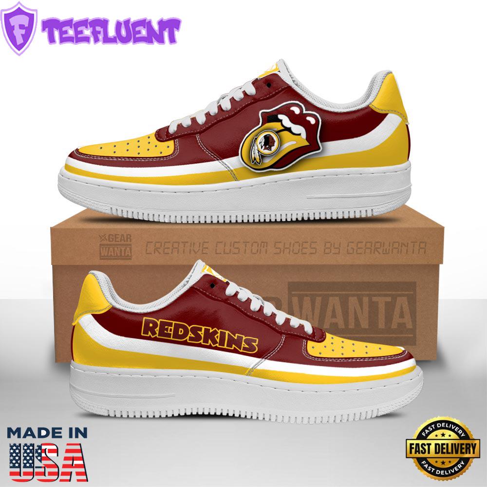 Washington Commanders Air Sneakers Custom Force Shoes Sexy Lips For Fans