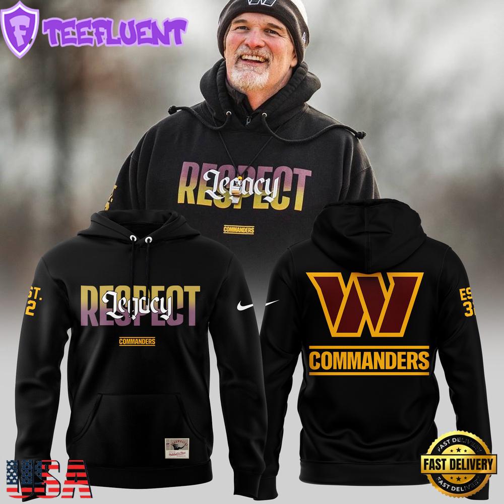 Washington Commanders Doug Williams Mitchell And Ness Black Legacy Respect Hoodie