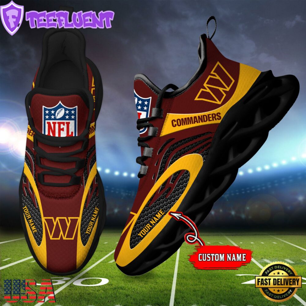 Washington Commanders NFL Limited New Design Max Soul Shoes