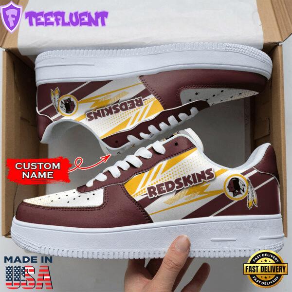 Washington Commanders NFL Personalized Air Force 1 Shoes
