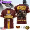 Washington Commanders NFL This Is The Way Star Wars 3D T-Shirt For Fans