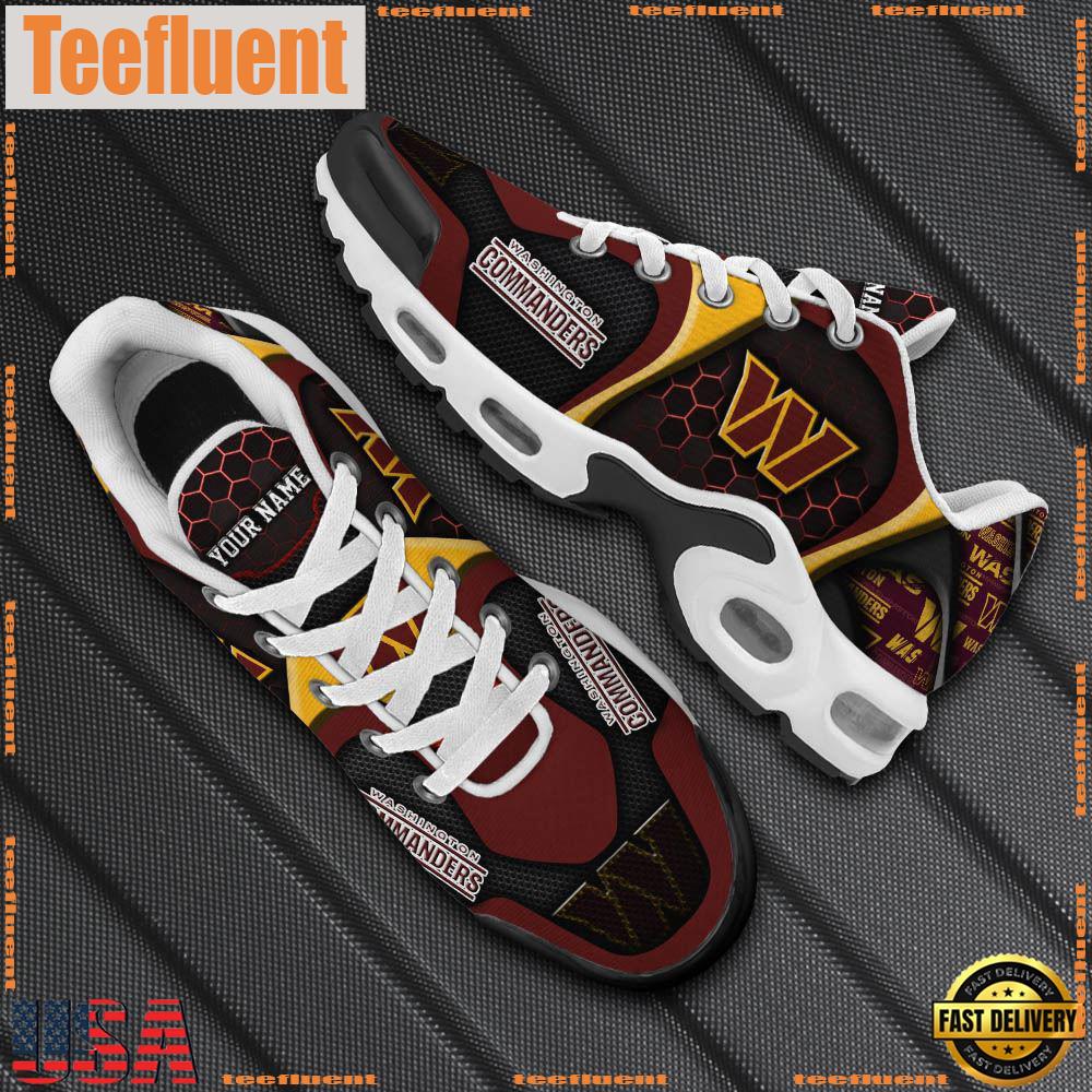 Washington Commanders Tn Shoes Personalized Your Name, Football Team Shoes