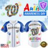 Washington Nationals Autism Awareness 2026 Baseball Jersey