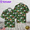 Waste Management Dump Truck St. Patrick's Day Hawaiian Shirt