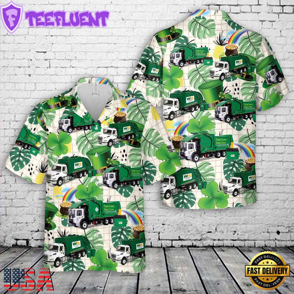 Waste Management Patricks' Day Hawaiian Shirt
