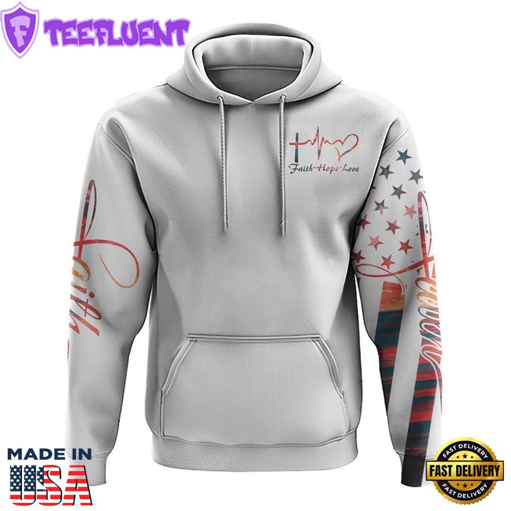 Way Maker Miracle Worker Promise Keeper Life In The Darkness Sunset Beach Flag 3D Hoodie