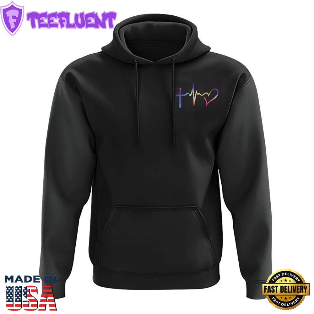 Way Maker Miracle Worker Promise Keeper Lion Cross Tie Dye Flag 3D Hoodie