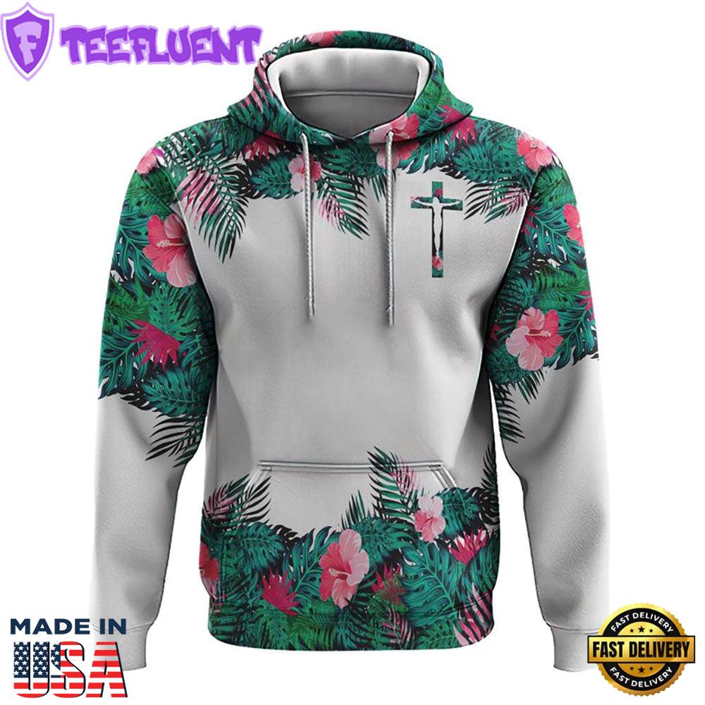 Way Maker Miracle Worker Promise Keeper Tropical 3D Hoodie