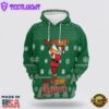 We Whiskey You A Merry Christmas All Over Print 3D Hoodie