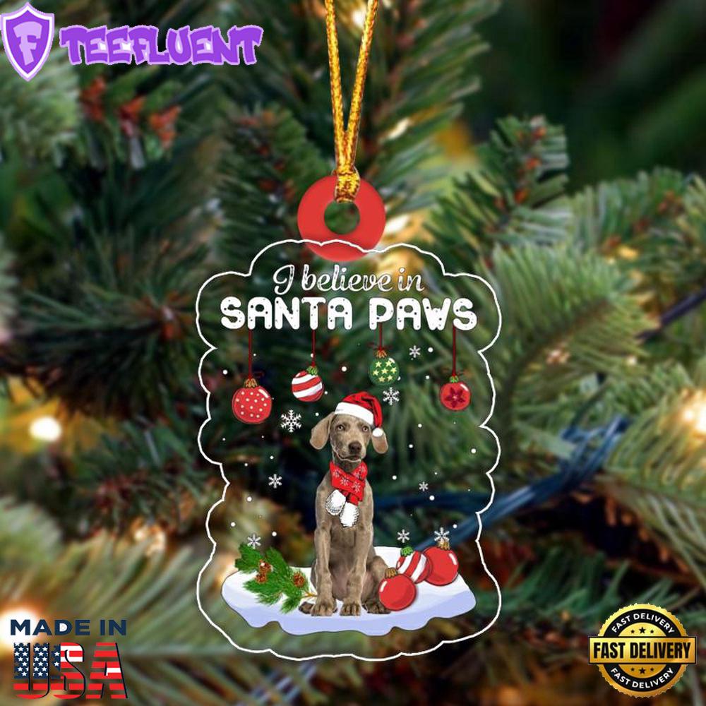 Weimaraner Christmas Ornament, Gift For Christmas