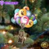 Weimaraner With Balloons Christmas Ornament, Gift For Christmas