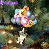 Welsh Corgi With Balloons Christmas Ornament, Gift For Christmas
