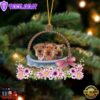 Welsh Terrier Dogs In The Basket Ornament, Gift For Christmas