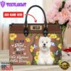 West Highland White Terrier Dog All You Need Is Love And A Leather Handbag
