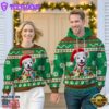 West Highland White Terrier Dog Cheer with Santa Hat Christmas Sweatshirt And Hoodie Green