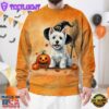 West Highland White Terrier Dog In Spooky Autumn Halloween 3D Shirt