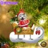 West Highland White Terrier Merry Christmas Ornament, Gift For Christmas