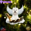 West Highland White Terrier On The Hands Of Jesus Ornament, Gift For Christmas