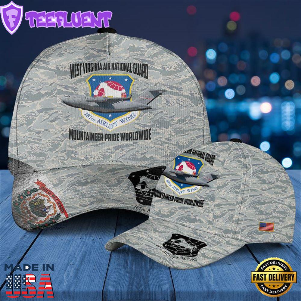 West Virginia Air National Guard 167th Airlift Wing Boeing C-17 Globemaster III Baseball Cap