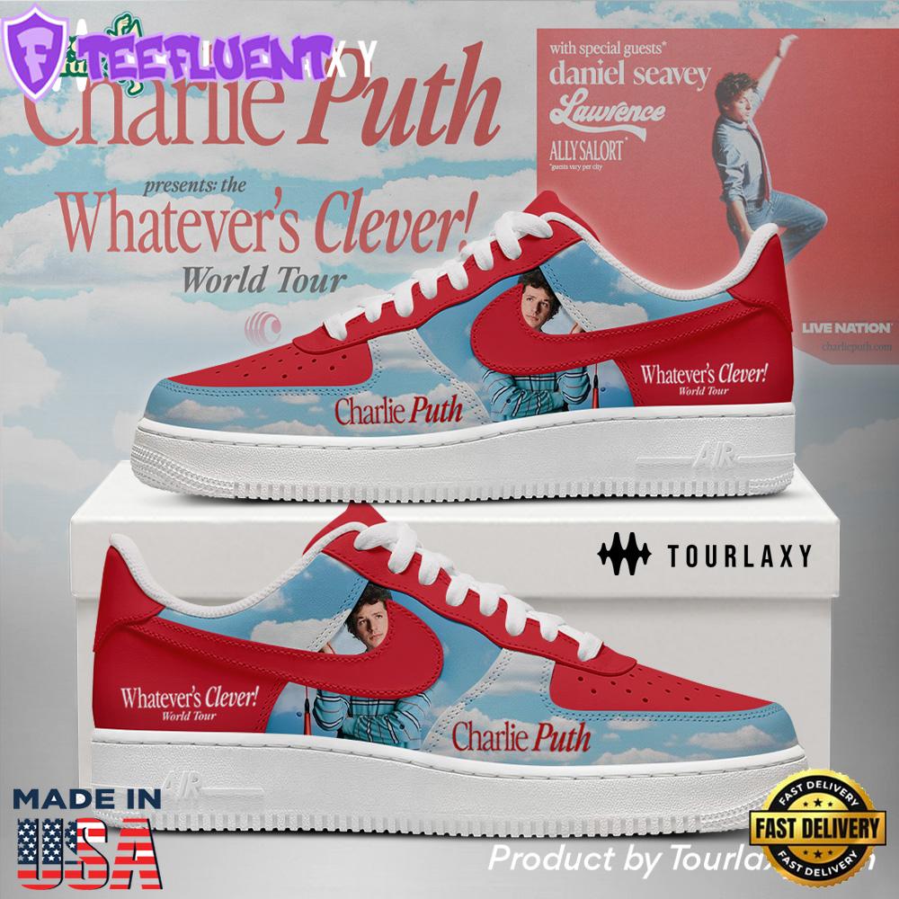 Whatever’s Clever – Charlie Puth Tour 2026 AF1 Shoes