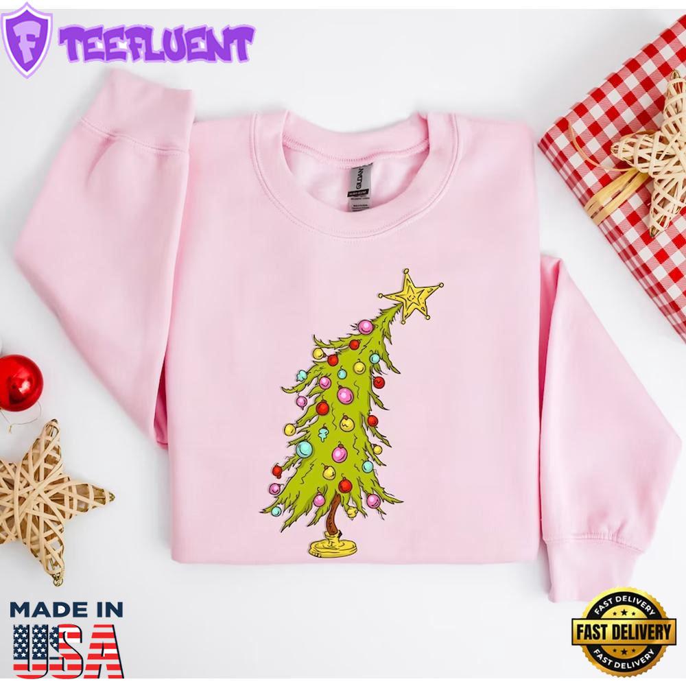 Whimsical Christmas Tree Sweatshirt