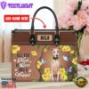 Whippet Dog All You Need Is Love And A Leather Handbag