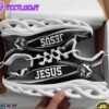 White And Black Jesus Running Sneakers Max Soul Shoes For Men And Women
