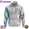 White Faith Cross Wings Colorful Watercolor 3D Hoodie